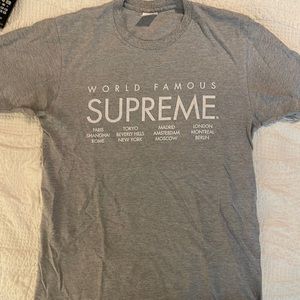 Supreme World Famous Tee